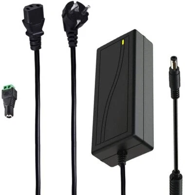 DC Plug Power Supply 12V 24V Volt 2A/3A/5A LED Transformer Power Supply AC Adapter Driver - Image 1 of 4