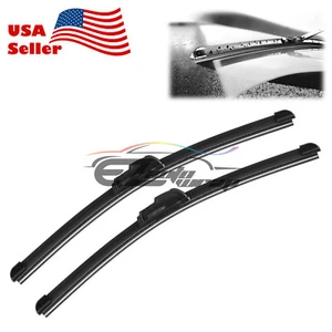 19" & 19" One Pair Windshield Wiper Blades Bracketless J-HOOK OEM QUALITY - Bild 1 von 1