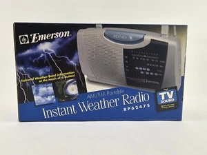 Emerson Weather, Radio AM/FM con modelo meteorológico instantáneo RP6247S - Imagen 1 de 6