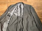 Hugo Boss "TheJam75/Sharp3" Gray Striped Wool Classic Suit Men's Size 40 L