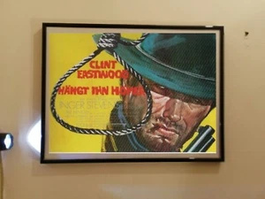 Classic "Hang 'Em High" 1968 Movie Poster A3 Framed Retro Print - Picture 1 of 3