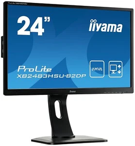 iiyama ProLite XB2483HSU-B2DP LCD Monitor 23,8" 1920x1080 AMVA VGA DVI DP  - Bild 1 von 4