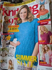 SIMPLY KNITTING MAGAZINE plus 2 Booklets - Picture 1 of 2