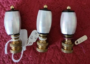 Silver & Black Lamp Shade Finial - Picture 1 of 1