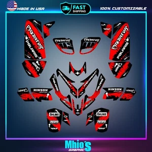 polaris predator 500 Grafik Aufkleber Sticker Full Kit ATV Wrap Quad Predator500 - Picture 1 of 3