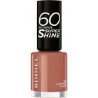 RIMMEL LONDON 60 SECONDS NAIL POLISH 8ML*CHOOSE YOUR SHADE*FREE &FAST DELIVERY