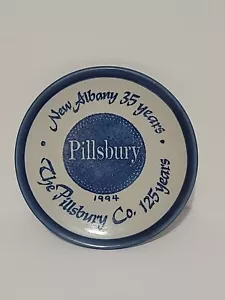 Pillsbury Anniversary Plate 125 Years New Albany Louisville Stoneware 1994 - Picture 1 of 7