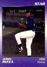 1990 Erie Sailors Star #20 Jerry Rizza Whitestone New York NY Baseball Card