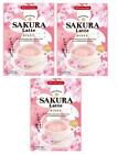 Tea Boutique Instant Sakura Latte 104g x 3 Bag Powder Japanese Low Caffeine