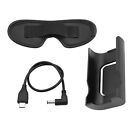 Glasses Battery Box Lens Shading Pad Power Supply Cable for DJI AVATA Goggles 2