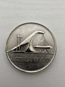 Medalla del Pabellón de Australia 1970 Osaka Expo’70 JM#50 - Imagen 1 de 4