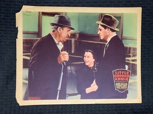 1938 LITTLE ORPHAN ANNIE 14x11" Lobby Card #2 G/VG 3.0 Ann Gillis Robert Kent