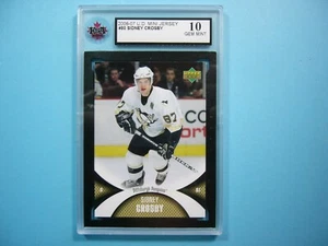 2006/07 UPPER DECK MINI JERSEY COLLECTION HOCKEY CARD #80 SIDNEY CROSBY KSA 10 - Picture 1 of 2