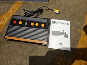 Atari Flashback 4 Classic Game CONSOLE ONLY & Manual 75 Games   No Controllers.