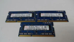 SK Hynix 6GB (2GBx3) SO-DIMM DDR3 PC3-12800S Memory - HMT325S6BFR8C-H9 - Tested - Picture 1 of 3