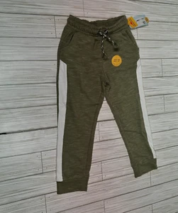 Cat And Jack Green/white Sweat Wicking Jogger Pants Size 4T - Picture 1 of 3