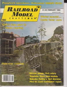 RMC 2/82 DMIR SD38, PIGGYBACK OPERATIONS, NARROW GAUGE: On3 ROTARY, Sn3 DIORAMA - Bild 1 von 2