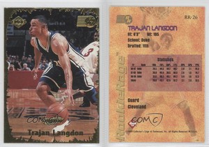 1999 Collector's Edge Rookie Rage Gold Ingot Trajan Langdon #RR-26 Rookie RC