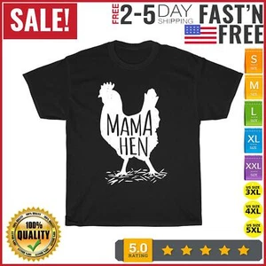Funny Mother's Day Mama Hen Chicken Gift Mom Farm Vintage T Shirt Men Women NEW - Picture 1 of 9