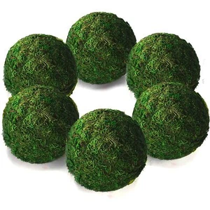 Moss Balls Decorative For Bowl 4 Inch Large Green Moss Ball Bowl Fillers For Cen - Picture 1 of 9