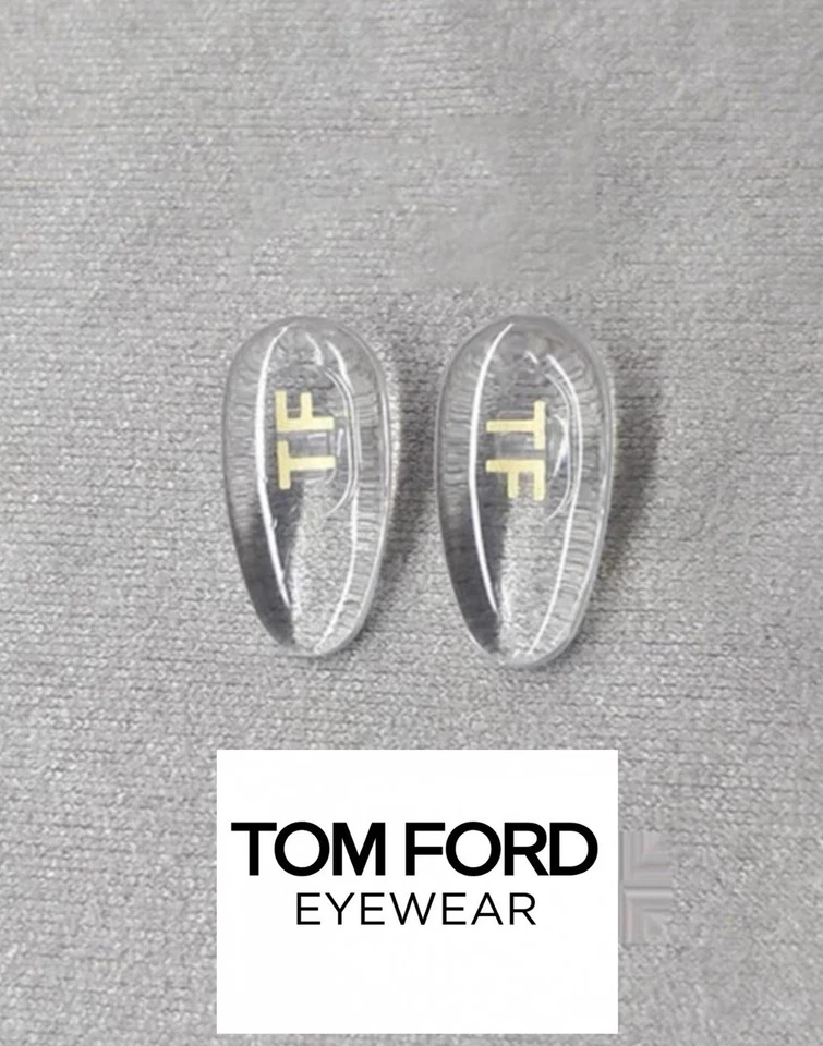 Nuevas almohadillas nasales a presión de alta calidad de repuesto para gafas Tom Ford doradas 1 Pr Foto 1 de 4