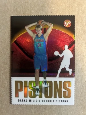 2003-04 Topps Pristine Darko Milicic Refractor Oro/99 Pistones Foto 1 de 2