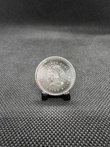 Quarter Oz Aztec Calendar Fine Silver Round .999 Blast White 1/4 Troy Ozt. Cool! - Picture 1 of 2