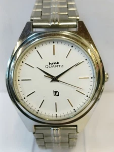 HMT CUARZO ESFERA BLANCA INDIA HOMBRE ESTADO DE FUNCIONAMIENTO - Imagen 1 de 22