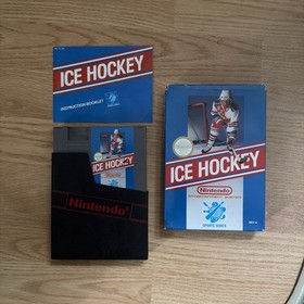 Nintendo NES Ice Hockey - Complete in Box (CIB) with Manual - Authentic - Tested