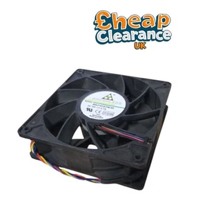 Ventilateur Refroidissement 12Cm 120X38Mm 6000Rpm 12V 2.7A 4Pin Fg Dc Brushless Noir Pièce - Photo 1/4
