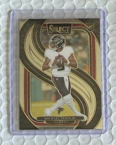 MICHAEL PENIX JR 2024 PANINI SELECT PREMIER LEVEL RC ATLANTA FALCONS #110 - Picture 1 of 2