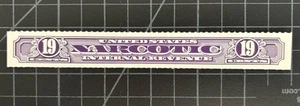 US Revenue - Narcotic - SC# RJA98B - MNH - Fresh - Premium Item - SCV - $350.00 - Picture 1 of 2