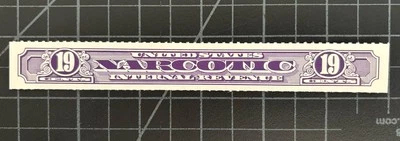 US Revenue - Narcotic - SC# RJA98B - MNH - Fresh - Premium Item - SCV - $350.00 - Image 1 of 2