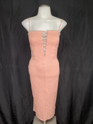 Vestido Bec & Bridge Metamórfico Plunge Rubor Talla 6 Nuevo con Etiquetas Foto 1 de 4