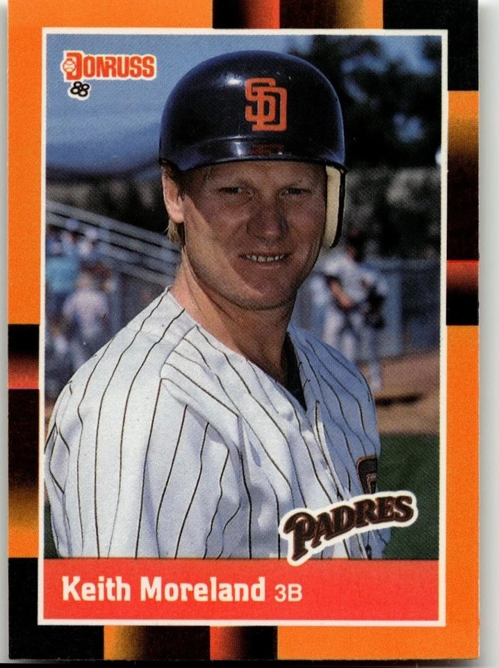 Keith Moreland 1988 Donruss Baseball's Best Baseball San Diego Padres - Image 1 of 2