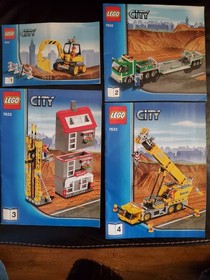 LEGO CITY: Construction Site (7633) 100% Complete All Mini Figures included