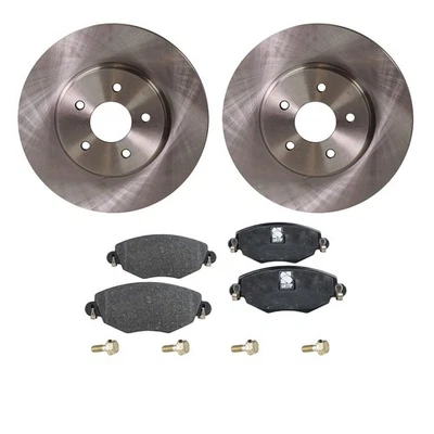 Front Brake Disc Rotors and Pads Kit For Jaguar X-Type 2002 2003 2004 2005-2008 - Image 1 of 4