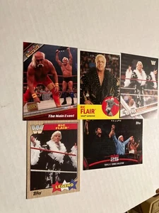 F 5 RIC FLAIR topps tna wwf wwe wcw WRESTLING CARDS see scan - Picture 1 of 1