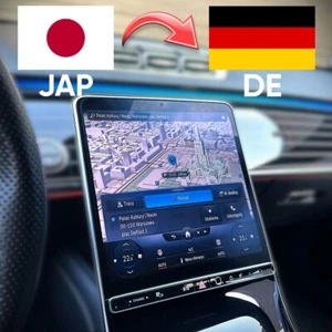 MERCEDES S KLASSE W223 NTG7 JAPAN nach EU UMRÜSTUNG DEUTSCHE Menü Sprecher Karte - Bild 1 von 6