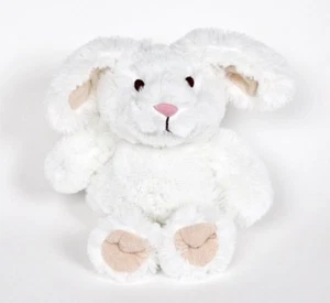 2012 Animal Adventure Target White Bunny Rabbit Stiched Eyes Plush Toy - Picture 1 of 2
