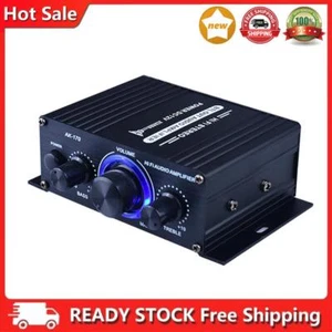 AK-170 Mini-HiFi-Audioverstärker 200 W + 200 W 2-Kanal-Endstufe mit Cinch-Eingan - Bild 1 von 9