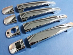 Chrome Stainless Exterior Door Handle Covers Set For Mercedes Benz W202 C-Class - Picture 1 of 5