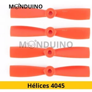 Lot of 4 propellers 4045 15cm orange propeller reinforcement CCW 250/280 drone - Picture 1 of 1