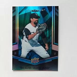 2008 Upper Deck Spectrum #33 Todd Helton Rockies - Picture 1 of 2