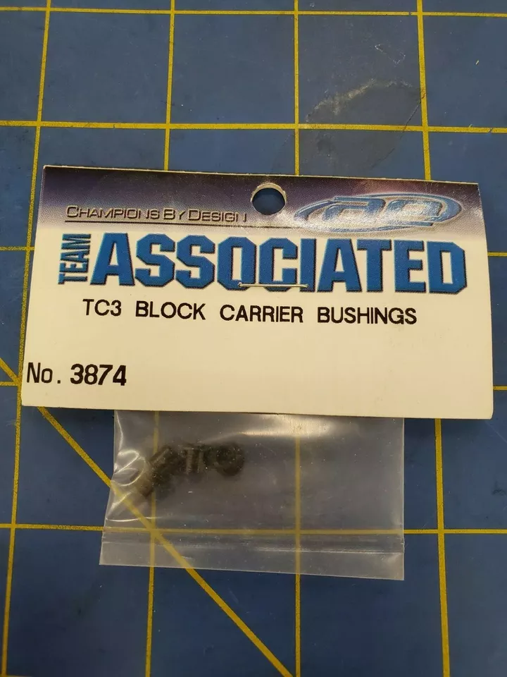 Team Associated 3874 TC3 Block Carrier Bushings  from Mid America - Image 1 of 1