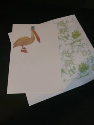 CR Gibson  Imprintable Invitations pelican (10) - Image 1 of 4