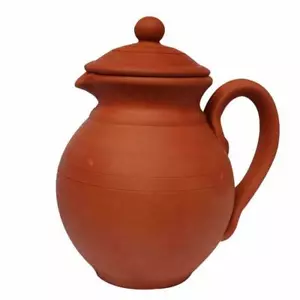 Handmade Terracotta Water Jug-Pitcher -1.5 Ltr Us - Bild 1 von 2
