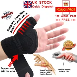 LTG NHS Neoprene Thumb & Wrist Support Hand Brace Splint Arthritis Stabiliser - Picture 1 of 11