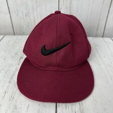 Vintage 90’s NIKE Red & Black Swoosh Style SnapBack Hat