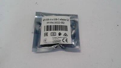 Genuine HP USB-C Female To USB 3.0 Type-A Adapter L56522-002 - Image 1 of 2